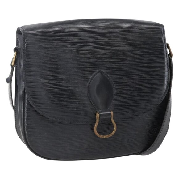 Louis Vuitton Handbags - LOUIS VUITTON Epi Saint Cloud GM Shoulder Bag Black Noir M52192 LV Auth BA8328